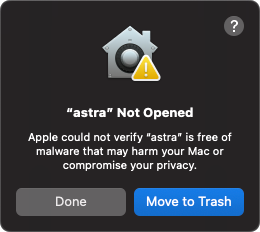 install macos security alert