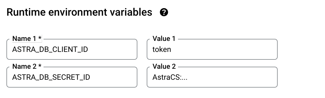 gcp integration runtime variables