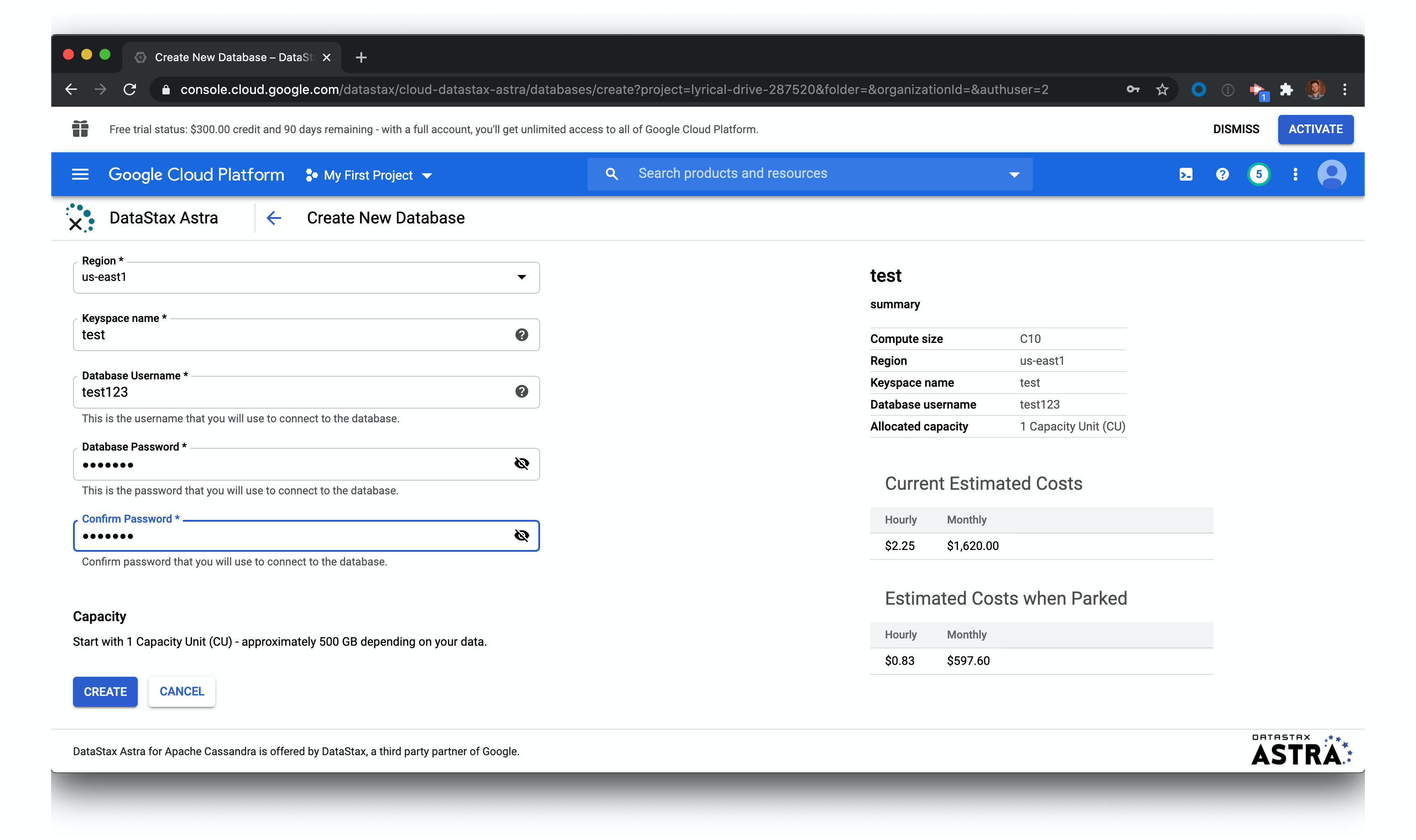 Setup resources and when ready