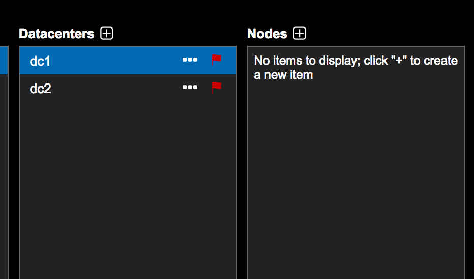 Adding nodes to a datacenter