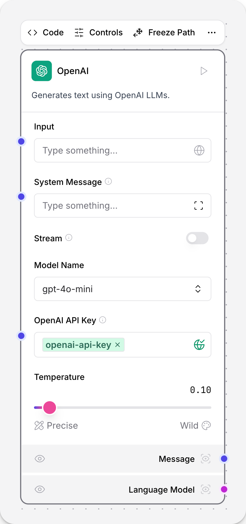 openai model component