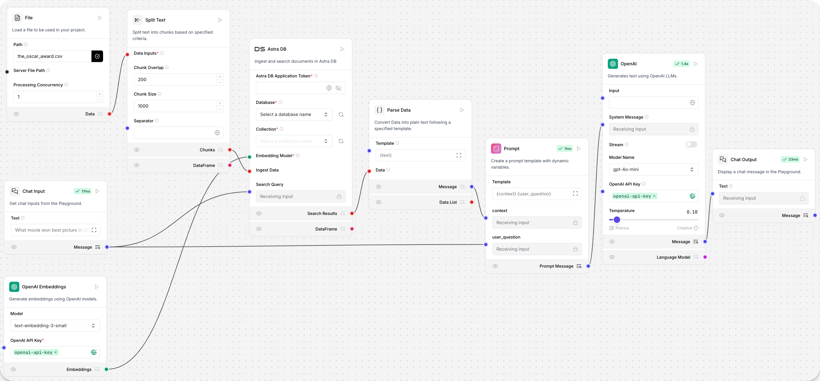 quickstart add document ingestion