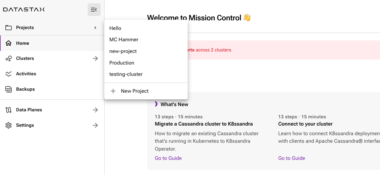 Project list