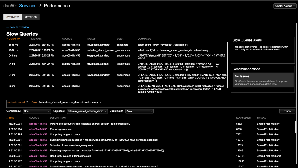 opscPerfServiceSlowQueriesDetails