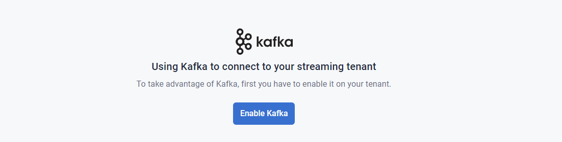 Astra Streaming enable kafka