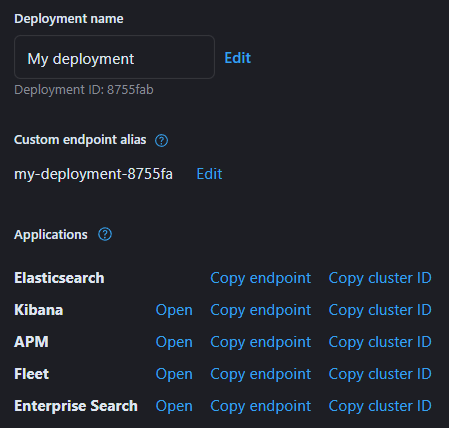 Find ECS URL