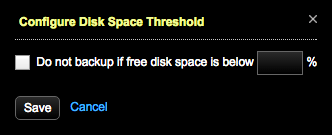 BUS config freespace threshold